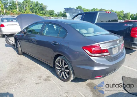 2014 Honda Civic Ex-L z USA, uszkodzony, nr VIN 19XFB2F92EE045672